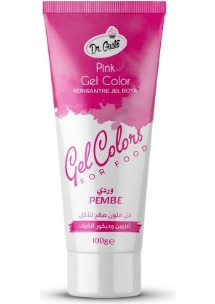 Pembe Tüp Jel Boya 100 gr
