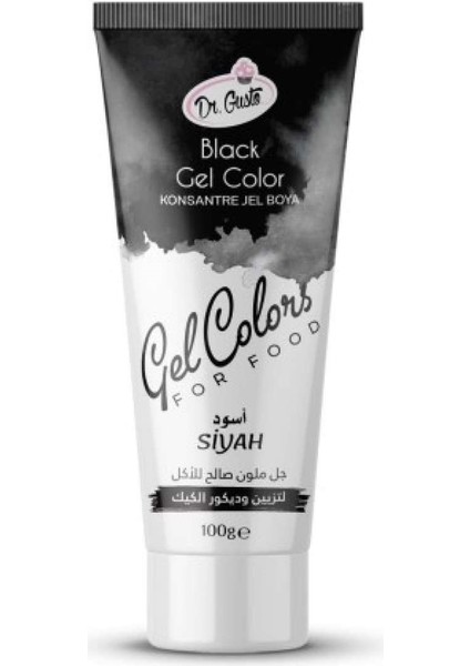Siyah Tüp Jel Boya 100 gr