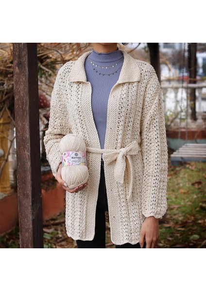 Cotton Love Koyu Sarı El Örgü Ipliği K318 modelleri