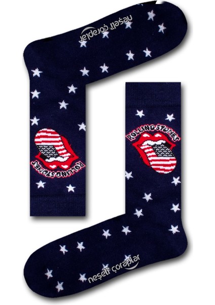 Rolling America Renkli Kadın Çorap