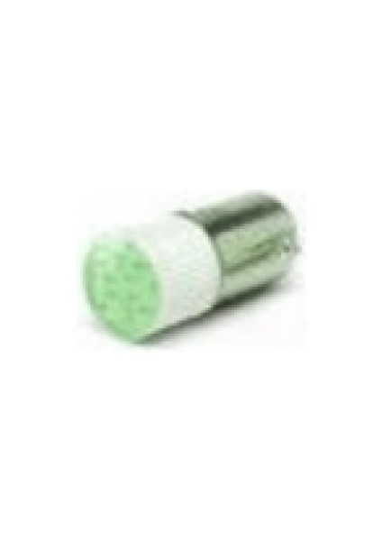 LED24Y Aksesuar 12-30V Ac/dc Yeşil BA9S Duylu LED Ampül