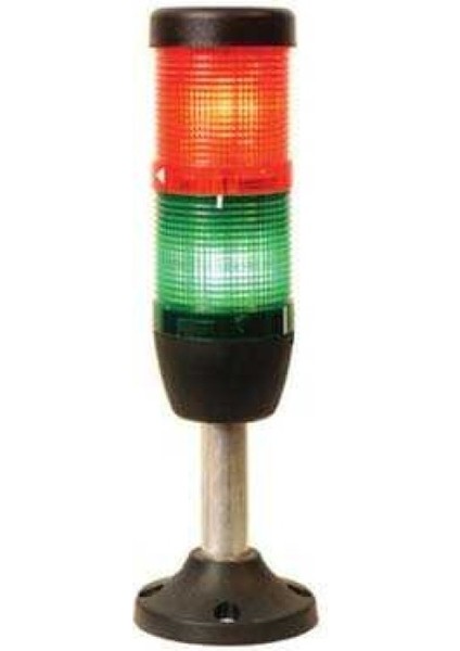 IK52L220XM03 K Serisi Iki Katlı 220V Ac 100MM Borulu Plastik Ayaklı LED Kolon 50MM