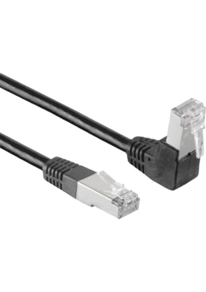 Cat6 S/ftp Dirsek Kablo 2 Metre-Kırmızı