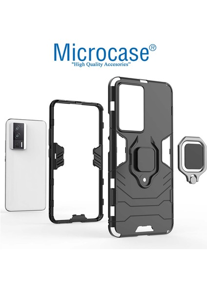 Xiaomi Redmi K60 / K60 Pro Batman Serisi Yüzük Standlı Armor Kılıf - Siyah AL3349 fırsatları