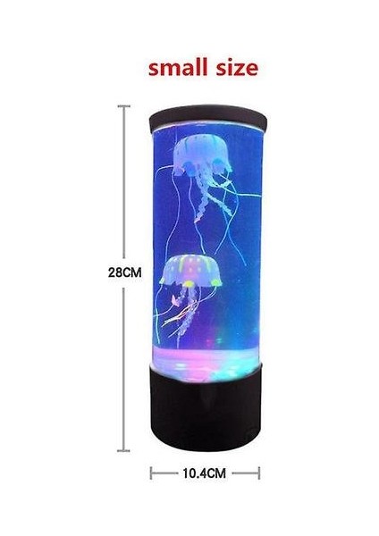 USB Güç Jellyfish Mood Masası Başucu Lambası Fantasy Akvaryum Hipnotik Renk Değiştirme Çocuklar LED Gece Lambası Ev Dekorasyonu (Yurt Dışından)