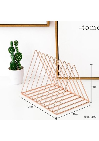Üçgen Bookend Ferforje Masaüstü Depolama Raf Raf Dosya Ofis Raf Organizatör Tutucu Kırtasiye Masası Aksesuarları | Bookends (Yurt Dışından) modelleri