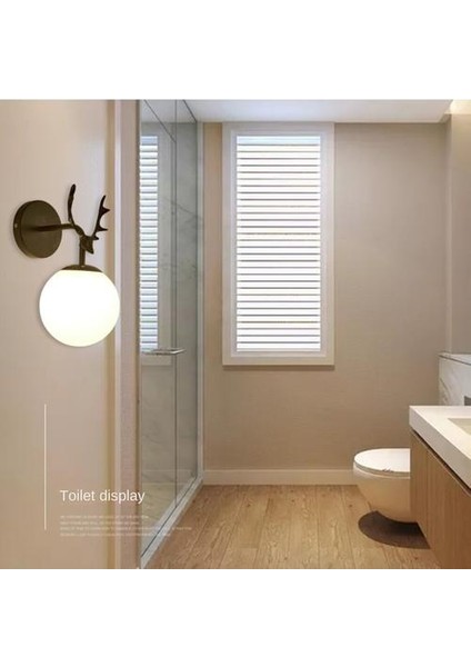 Kapalı Duvar Lambası, Yaratıcı Modern Minimalist Tarzı, 6106 Sütlü Beyaz Cam Abajur (Yurt Dışından) indirimleri