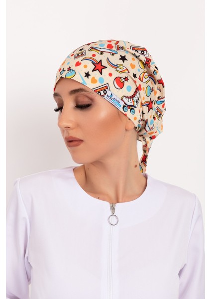 90'lar Desenli Tesettür Doktor Hemşire Hastane Aşçı Cerrahi Bone fırsatları