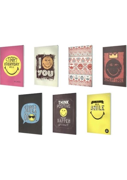 Smıley Campus Defter 26X18,5CM 40 Yaprak Kareli