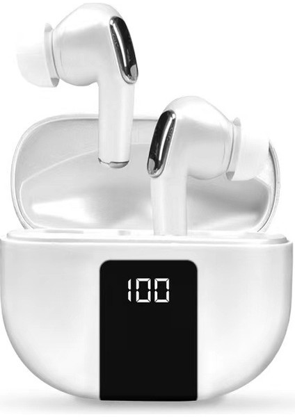 J68 Su Geçirmez Kulaklık Bluetooth 5.2 Kulakiçi Kablosuz Dokunmatik Kullanım LED Ekran Mic ile Stereo Ses Kulaklıklar (Yurt Dışından)