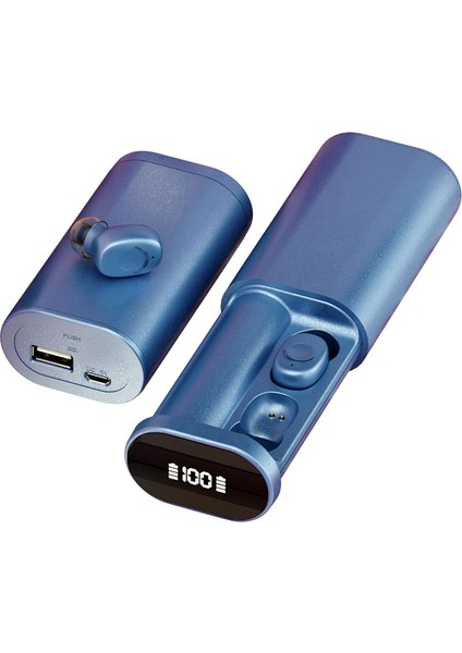 A20 Bluetooth Kulaklık Açık Spor Kablosuz Kulaklık 5.2 Şarj Kutusu ile Güç Ekran Dokunmatik Kontrol Kulaklık Kulakiçi (Yurt Dışından)