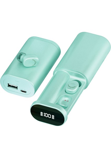 A20 Bluetooth Kulaklık Açık Spor Kablosuz Kulaklık 5.2 Şarj Kutusu ile Güç Ekran Dokunmatik Kontrol Kulaklık Kulakiçi (Yurt Dışından)