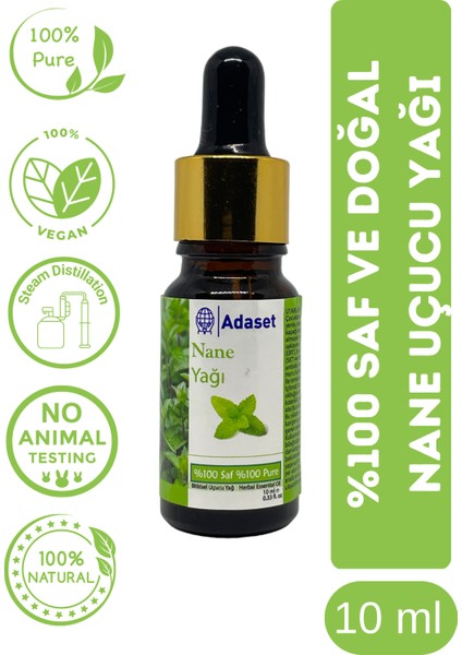 %100 Saf ve Doğal Nane Yağı 10 ml