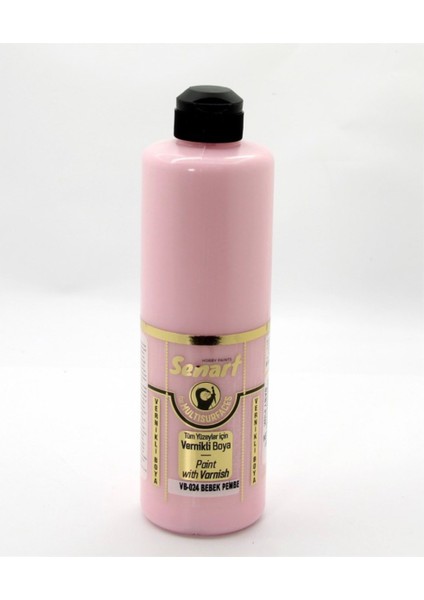 Vernikli Boya Senart VB024 Bebek Pembe 500 ml
