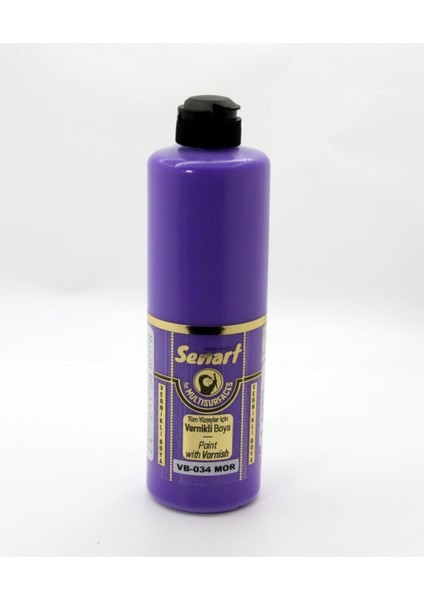 Vernikli Boya Senart VB034 Mor 500 ml