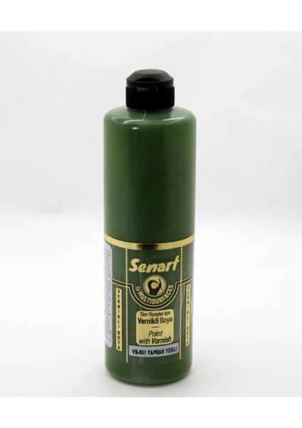 Vernikli Boya Senart VB051 Yaprak Yeşili 500 ml