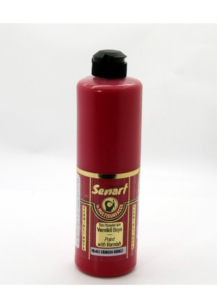 Vernikli Boya Senart VB053 Crimson Kırmızı 500 ml