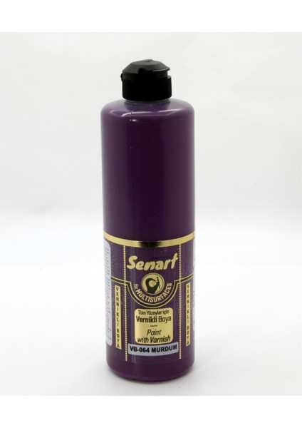 Vernikli Boya Senart VB064 Mürdüm 500 ml