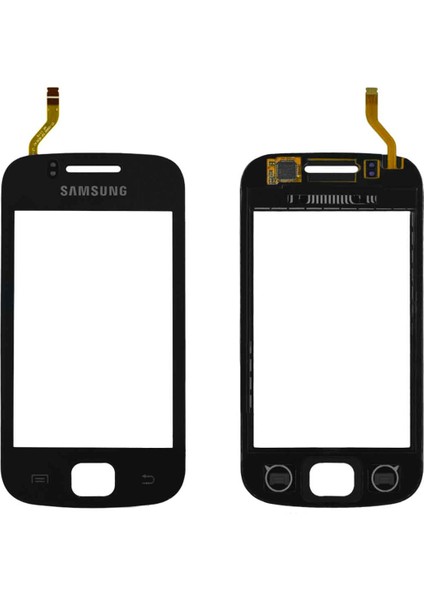 Samsung Galaxy Gio S5660 Dokunmatik Ön Cam Orj - Siyah