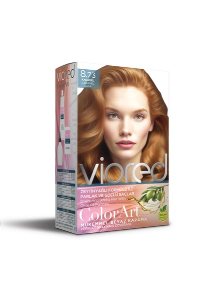 Viored Color Art 8.73 Karamel Saç Boyası