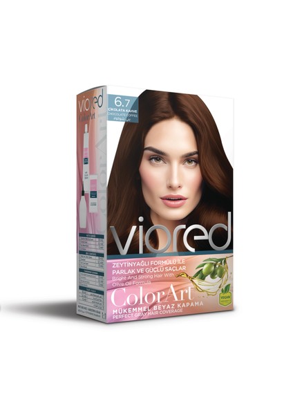 Viored Color Art 6.7 Çikolata Kahve Saç Boyası