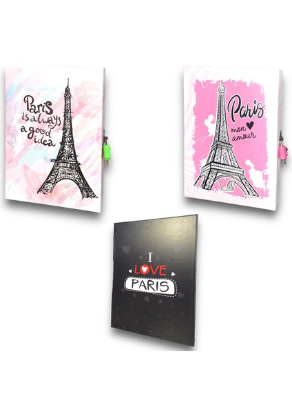 Ht-55 Paris Kilitli Hatıra Defteri