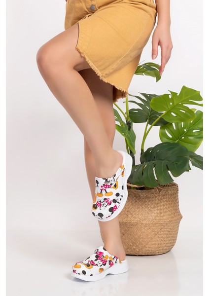 Minnie Mouse Desenli Klasik Taban Bayan Ortopedik Sabo Terlik 140 fırsatları