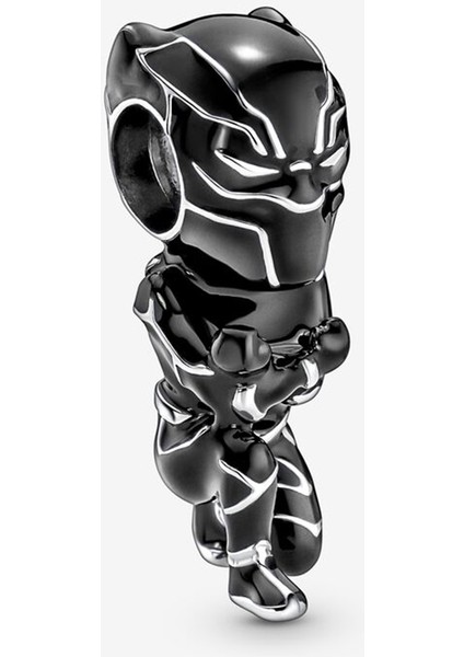 Nocce Gümüş Marvel Avengers Black Panther Charm