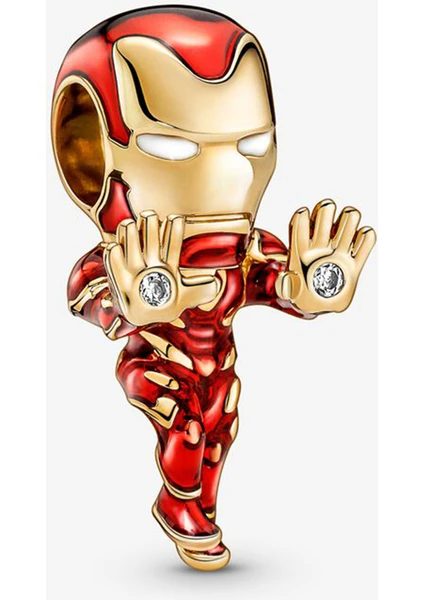 Nocce Gümüş Marvel The Avengers Iron Man Charm