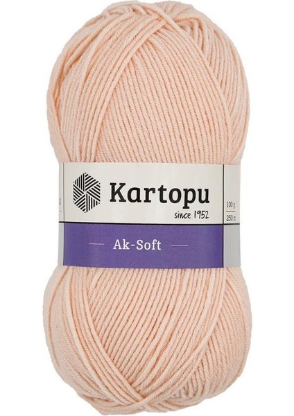 Aksoft Ten Rengi El Örgü Ipliği K353