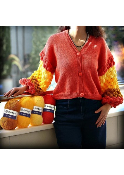 Aksoft Ten Rengi El Örgü Ipliği K353 modelleri