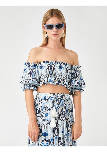 Straplez Crop Bluz modelleri