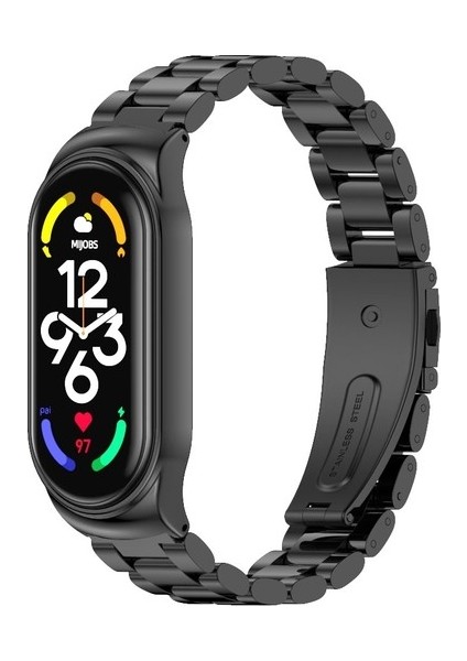 Xiaomi Mi Band 7/7 Nfc Için Cs Paslanmaz Ste Watch Band (Yurt Dışından)