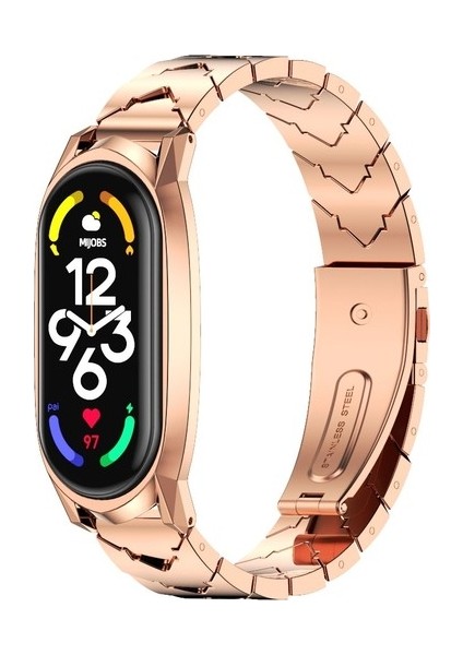 Xiaomi Mi Band 7 - 7 Nfc Için Paslanmaz Ste Saat Kayışı (Yurt Dışından)
