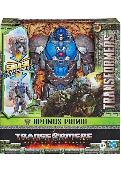 Transformers Rise Of The Beasts Smash Changer Figür Optimus Primal F3900-F4641