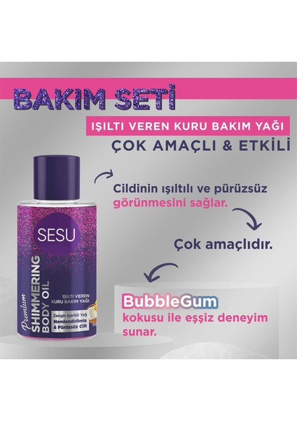 Tüy Dökücü Krem & Kuru Bakım Yağı Premium Bakım Seti