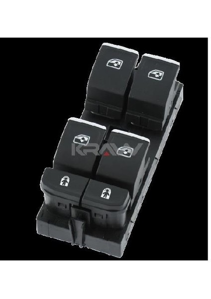 Cam Anahtarı Touran Touareg Superb Kodıaq Karoq Beyaz Işık Krom N-420E 3G0959857C