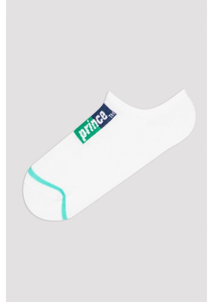 Beyaz Sneaker Çorabı-Prince Koleksiyonu