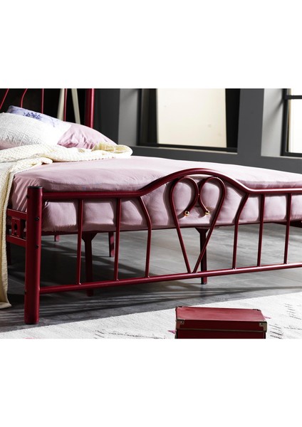 Orkide Çift Kişilik Başlıklı Metal Karyola 180 x 200 cm modelleri