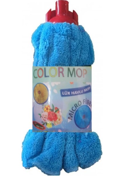3 Adet Color Mop Havlu Paspas Mop Yedek Ucu