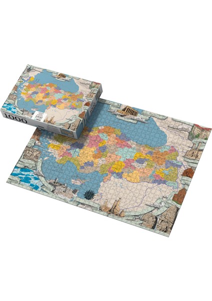 Türkiye Siyasi Puzzle 1000 Parça fiyatları