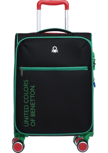 Benetton 14BNT2100-03-S Trolley 50 Cm Siyah Kabin Boy Valiz