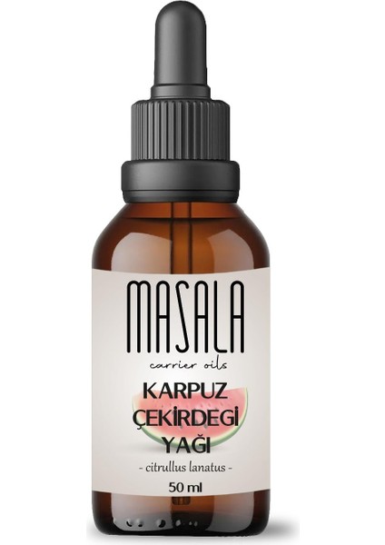 Karpuz Çekirdeği Yağı 50 Ml. - Soğuk Pres (Watermelon Seed Carrier Oil)