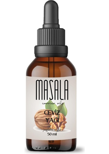 Ceviz Yağı 50 Ml. - Soğuk Pres (Walnut Carrier Oil)