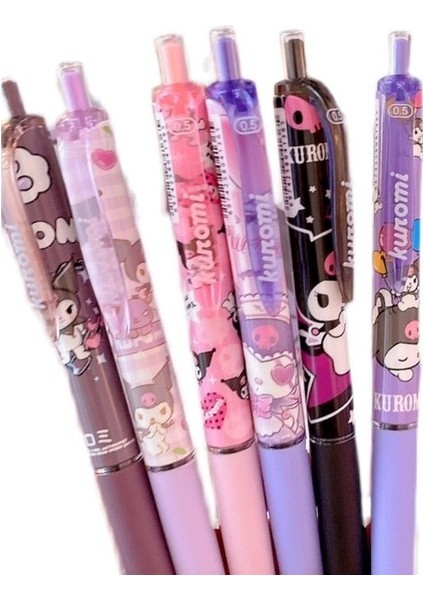 6 Adet/set 0.5mm Anime Karikatür Baskı Jel Kalem (Yurt Dışından) fiyatları