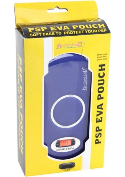 Psp 1000 2000 3000 Eva Kılıf Taşıma Çantası Mavi modelleri