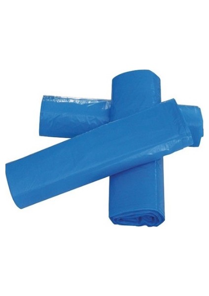 Orta Boy Çöp Torbası 55x60 cm 20 li Rulo x 50 Paket = 1000 Adet Mavi fiyatları