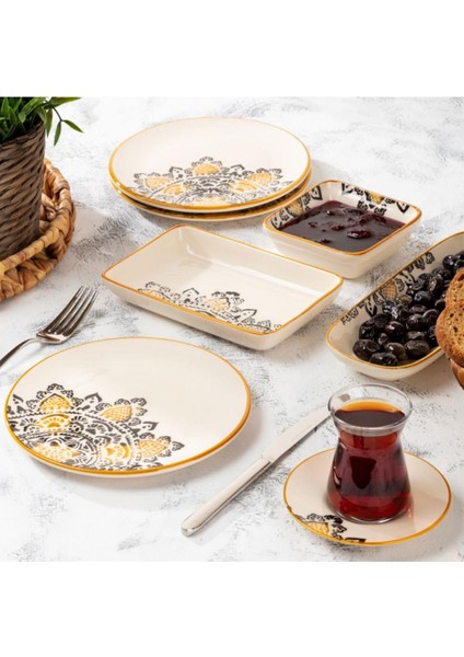 Arabesque 24 Parça Kahvaltı Takımı Sgt-Arabesque