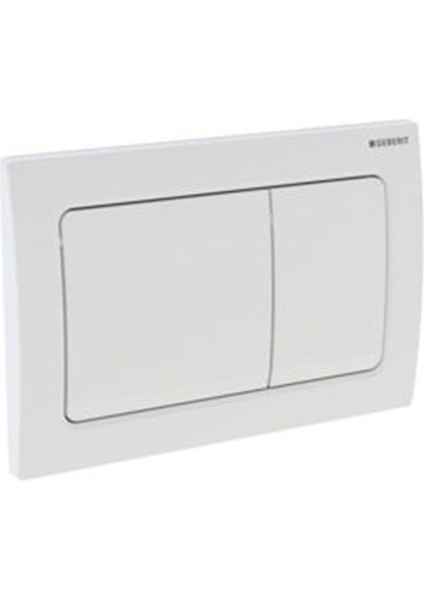 Geberit ALPHA30 115.055.11.1 Kapağı,çift Basmalı ,beyaz