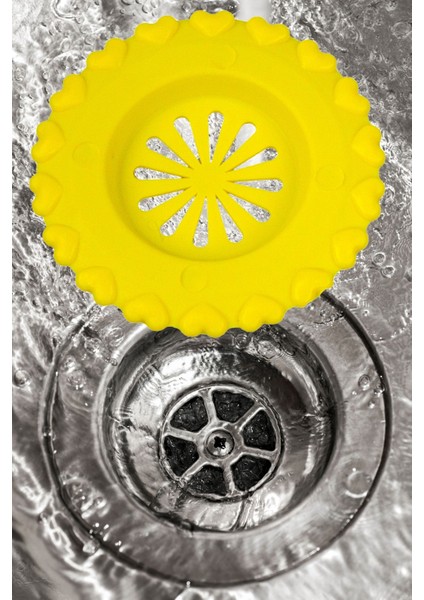 Lavabo Süzgeci Tıkanıklık Önleyici Süzgeç Küvet Süzgeci Limon Kokulu
